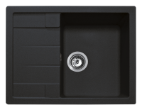 Кухонная мойка ASTRAL 45 B-TG 1B 1D CARBON