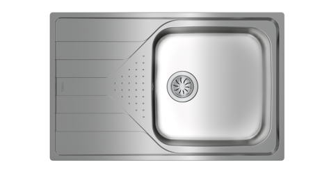 Кухонная мойка UNIVERSE 50 T-XP 1B 1D MAX POLISHED